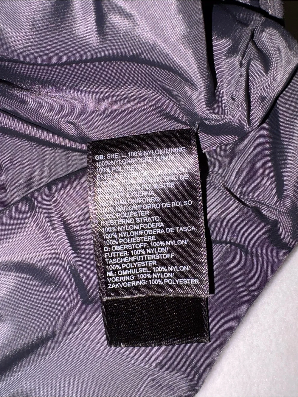 The North Face water resistant
